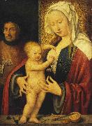 Joos van cleve The Holy Family painting